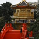Beautiful-temple-with-colored-bridge-Nan-Lian-Garden