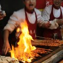 Happy Vendor, Beijing night market