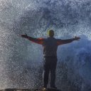 Big waves off Mullaghdergh Beach