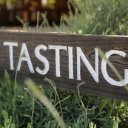 Tastings sign, Neyers Vineyard, Napa Valley