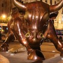 The Shanghai Bull on the Bund in China