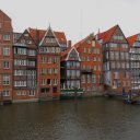 Fachwerkhaeuser-as-these-old-buildings-are-known-can-be-found-nearly-everywhere-in-Germany.-These-examples-date-from-the-1300s-when-the-Hanseatic-League-turned-Hamburg-into-a-large-and-wealthy-trading-city