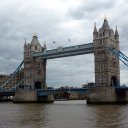 A typical day in London - looking at Tower Bridge