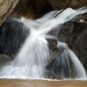 Visiting a beautiful waterfall near Puerta Vallarta, Mexico