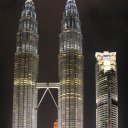 Night view of the Petronas Towers