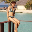 Modeling-deckside-at-private-water-villa-Zitahli-Resort-Spa-Kuda-funafaru