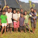Villagers in Misima Village - highlands of Papua New Guinea