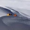 Our high camp on Tocllaraju!