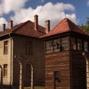 One of the block buildings at Auschwitz
