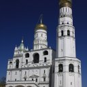 Fancy church within the Kremlin, Moscow