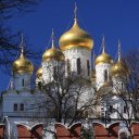 The amazing golden onion domes of the Kremlin Cathedrals