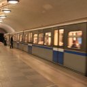 One of the stops in Moscow\'s infamous Metro