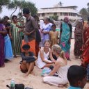 Group of tourists from Colombo watching the International tourists