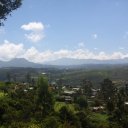 View overlooking Nuwara Eliya and surrounding countryside