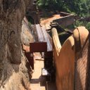 Sigiriya - from Rock Fort climbing the steep walkways