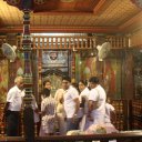 Inside Temple of the Tooth - Kandy