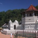 Outside of the Temple of the Buddha Tooth - Kandy