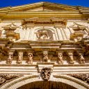 Architectural detail of building in Antequera, Spain