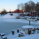 Fishing harbour near the Malmhus Castle