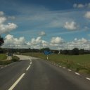 Scenic back road north east of the city of Malmo