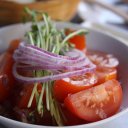 Tasty salad at Restaurant Smaka in Gothenburg
