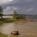 Clouds rolling in near Villa Sjotorp in Ljungskile