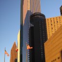 Downtown-Houston-at-sunset