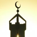 The crescent moon has always been the symbol of Islam and can often be seen on top of minarets or domes