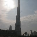 The world's tallest building, the Burj Dubai