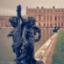 Statue in the garden of Versailles