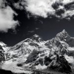 Himalayas-Nepal-BW everest