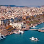 Barcelona skyline, Spain