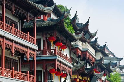 Chinese traditional buildings in Shanghai
