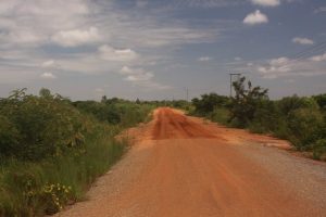 ghana dirt road