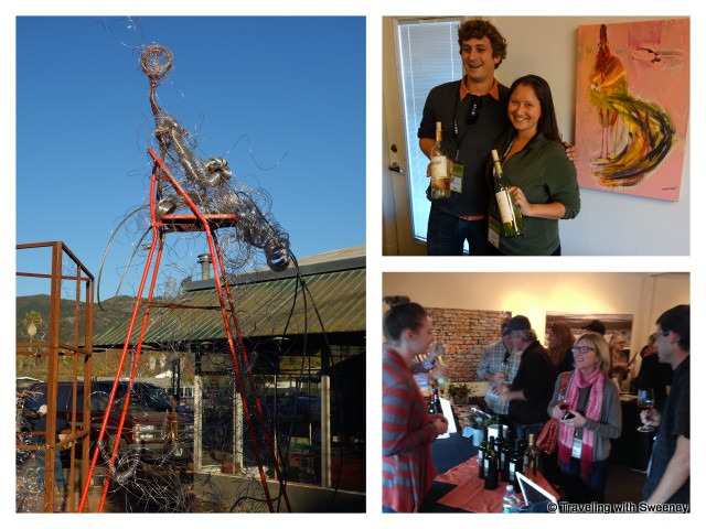Calistoga wine pavilion – Top right: Joel Creager and Tara Katrina Hole, Bottom right: Amber Lanier and Dave Thompson