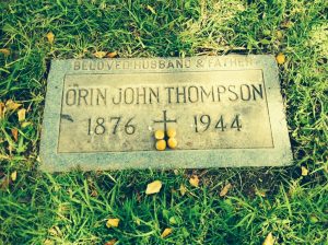 Great Grandfather's Gravestone, Calvary Mortuary
