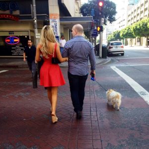 Colorful Downtown Sidewalks