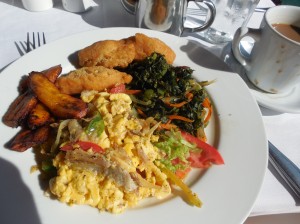 Salt fish, ackee,