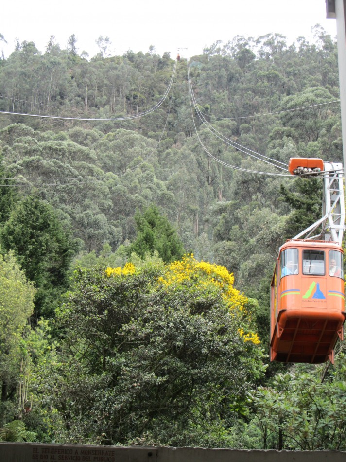 Head up to the top of Monserrate in a Swiss-made cable-car