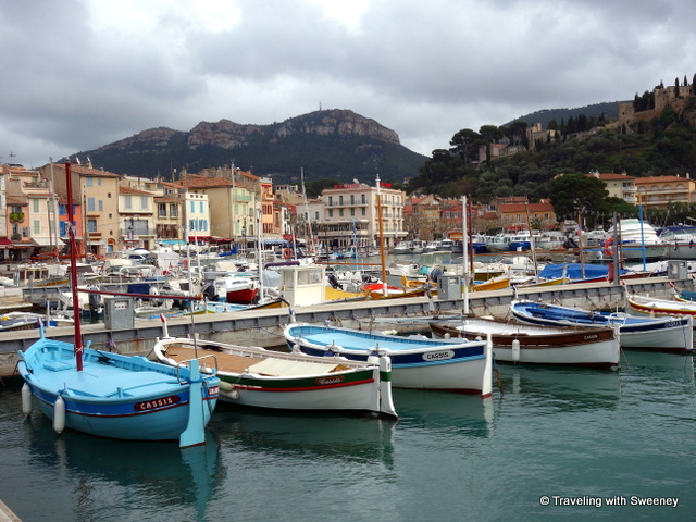 Quai Barthélemy -- Boats in the harbor of Cassis, Provence