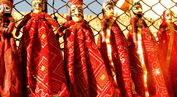 puppets, string puppets, rajasthani puppets, jaisalmer