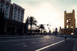 Sunset bridge