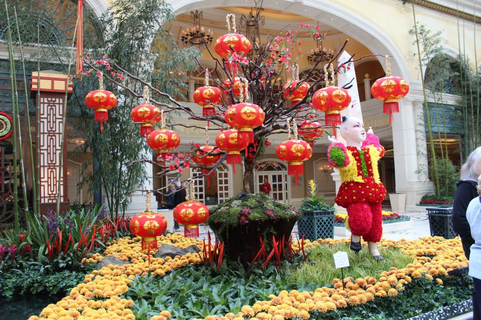 Indoor gardens at Bellagio