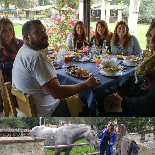 Good #friends and fantastic #lunch #farm #fresh #food #elportico #colombiaismagicalrealism #aviancateconecta #Bogota