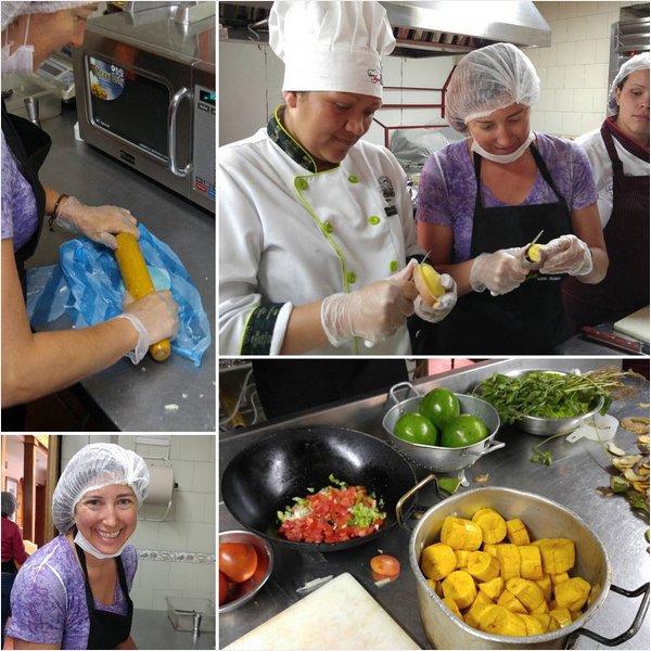 Learning to #cook patacones, empanadas and Ajiaco. Cafe de citas bogota. Made with love and passion and a pinch of Lucy Ricardo. #colombiaismagicalrealism #aviancateconecta #lgg4