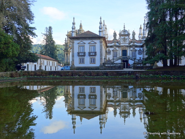 Reflections in the pond at Mateus Palace