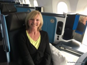 Cathy on Dreamliner 1