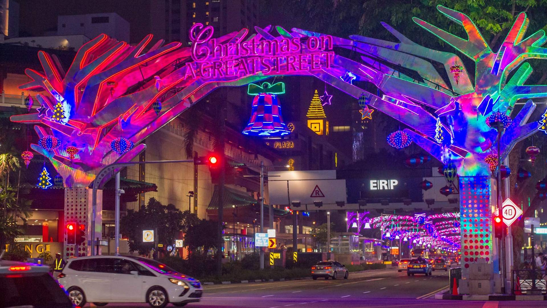 The Orchard Road Christmas Light Up