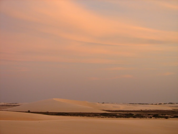 Sunset over the Sand Dunes