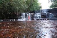 Waterfall in Jasper Canyon - Gran Sabana, Venezuela,